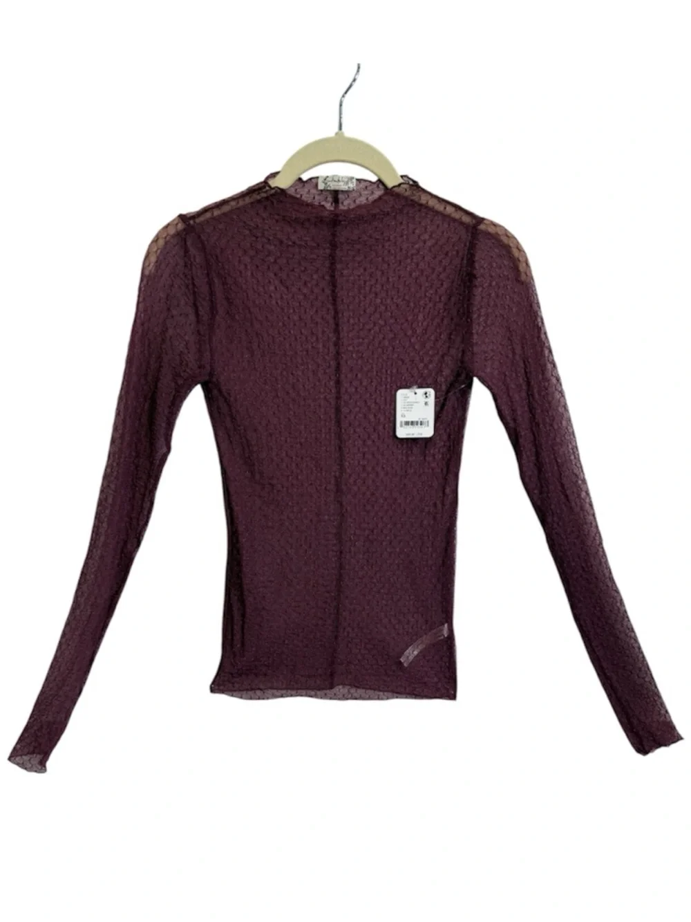 Free People Minding‎ My Own Business Mesh Top, Size XSMALL